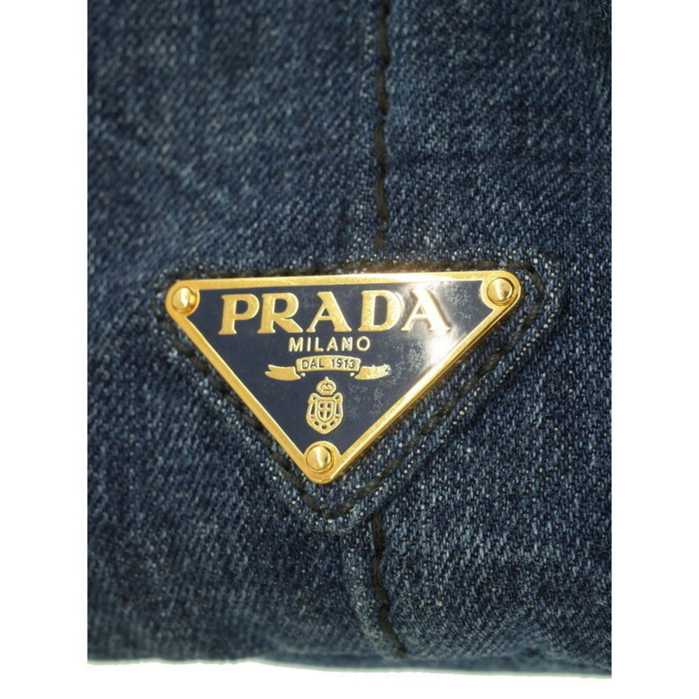 Prada Bag Denim Canapa Tote - Picture 8 of 9
